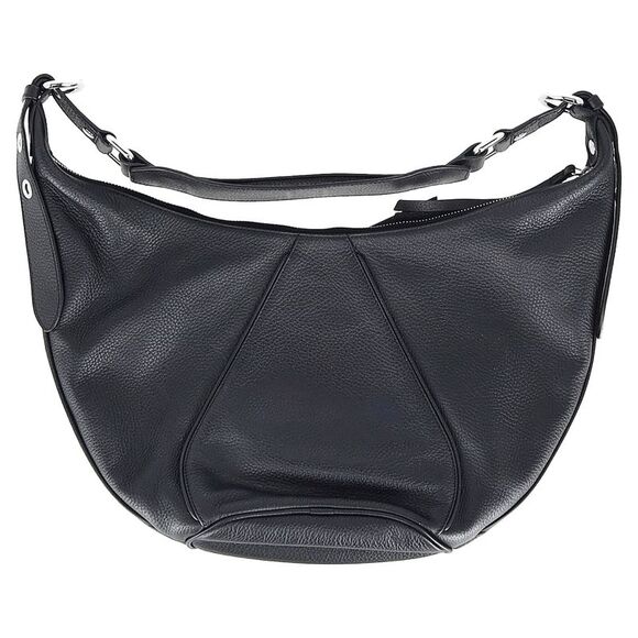 By Far Story Hobo Shoulder Bag in Black Leather